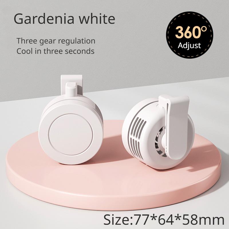 

USB Rechargeable Portable Air Cooler 3 Speeds Mini Bladeless Fan for Outdoor Sports Travel Waist Clip Ventilador