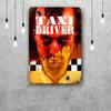 de niro taxi driver movie Retro Vintage Tin Sign Poster Decorative Plaque Metal Plate Wall Decor