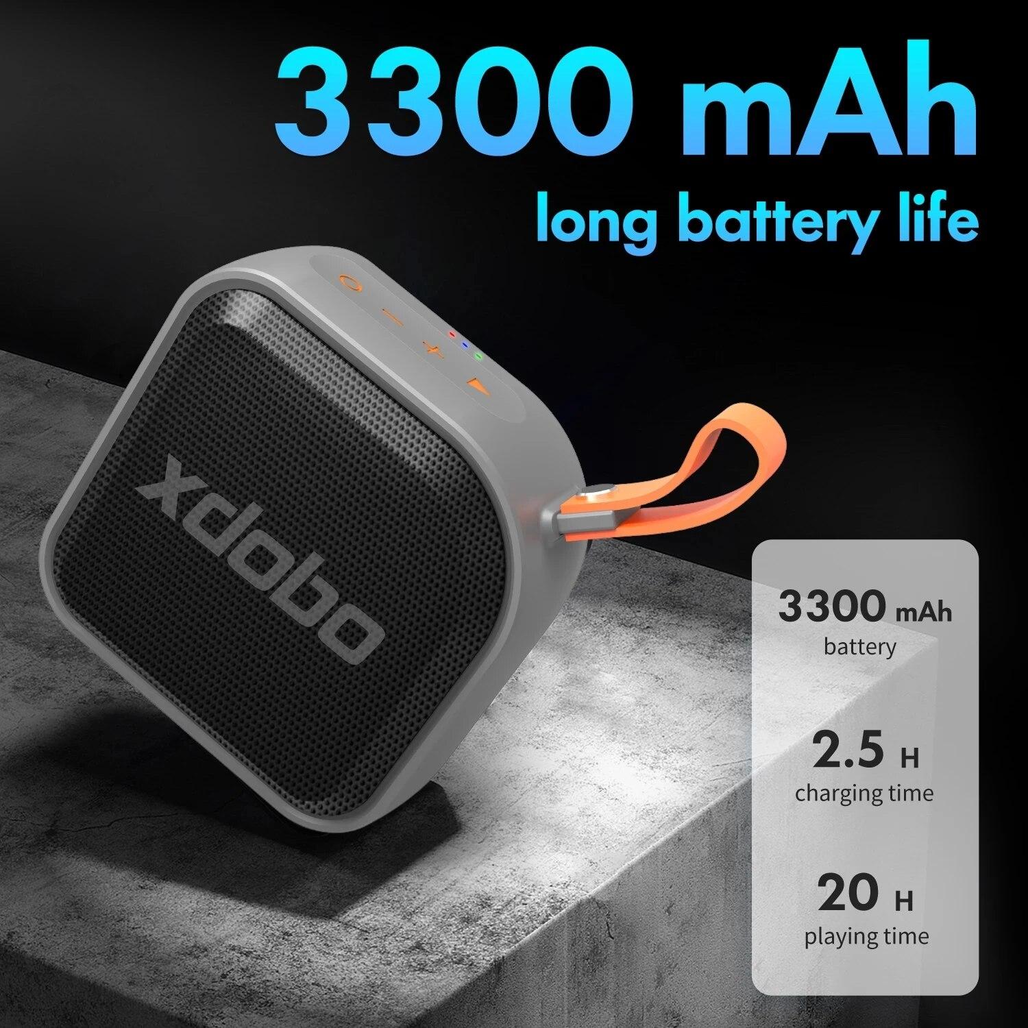 

Xdobo Prince 1995 Мини-сабвуфер Открытый беспроводной Bluetooth-динамик Портативная звуковая колонка TF Музыкальный центр TWS Caixa De Som