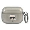 Etui Do AirPods Pro Karl Lagerfeld Glitter Karl's Head Czarne