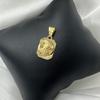 Srebrny pr.925 pozłacany medalik z łańcuszkiem matka boska madonna - srebro