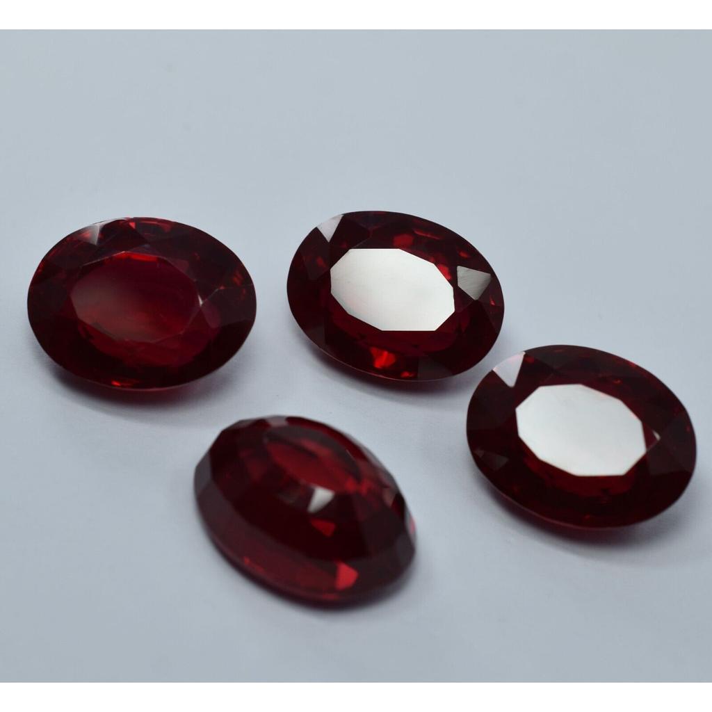 120 Ct AA+ Natural CERTIFIED Ruby Pigeon Blood RED Loose Gemstone OVAL Cut Lot YYs-6124