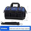 Durable Tool Kit Electrician Bag Sturdy Large Capacity Durable Wear Resistant Waterproof Repair Toolkit Outdoor PortableTote Bag