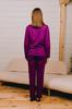 Women’s Warm Pajama Set – Cozy Long Sleeve Top & Pants with Button Closure, Demi-Season, 8240-023-33-1 HC