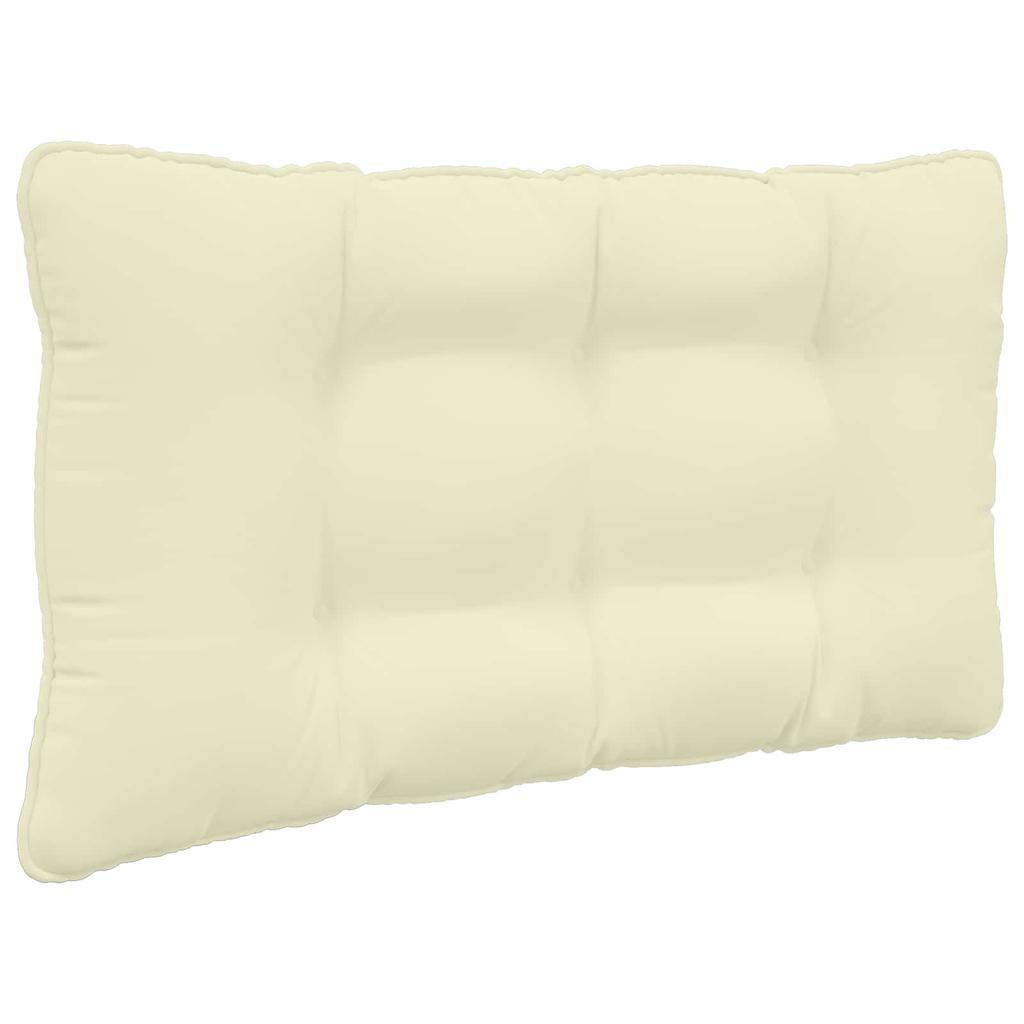 Outdoor Sofa Cushions 2 Pcs Cream Polyester