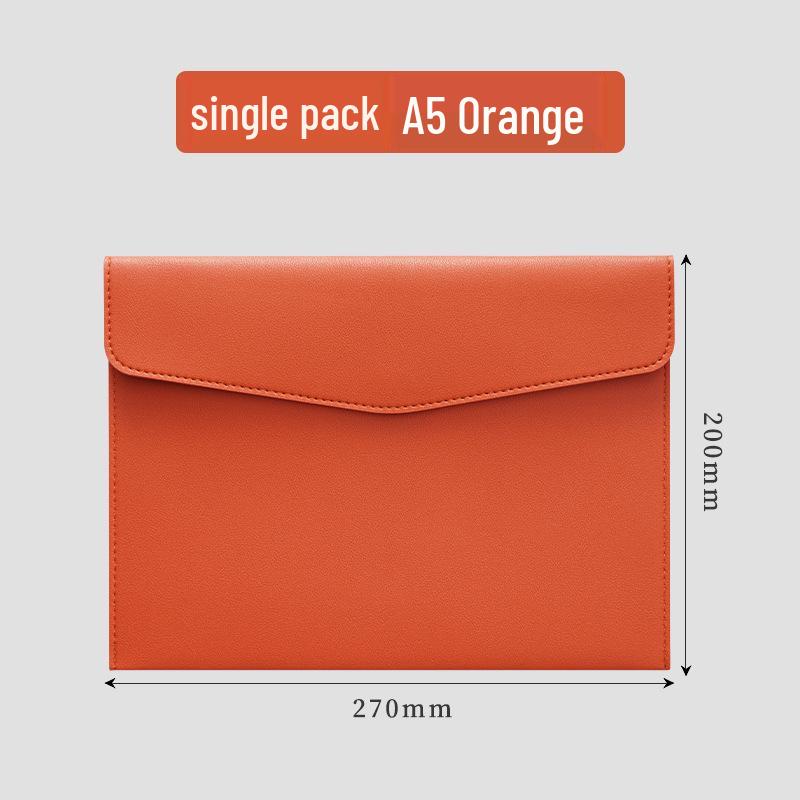 A4 Leather Business Conference Folder with Custom Logo