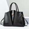 Crocodile Pattern Faux Leather Tote