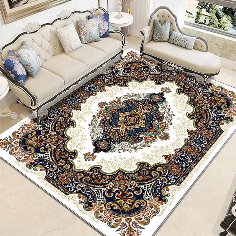 Tapis Persan Maison Vintage Bohème Tapis de Salon Tapis de Bureau