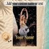 Beach TowelTaylor Swift Custom Name Text Personalized Soft Towel for Beach Pool Indoor Home Decor Gift