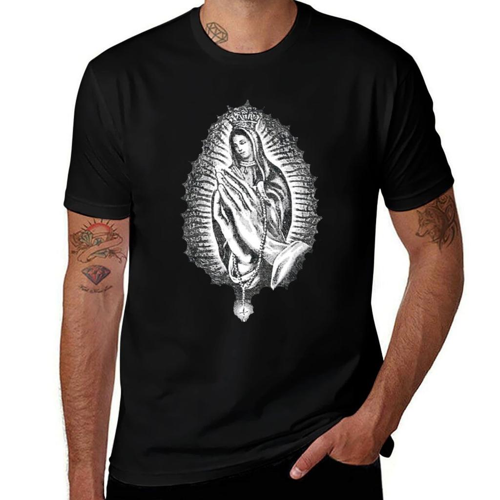 Our Lady of Guadalupe, Nuestra Se?ora de Guadalupe T-Shirt Soft Cotton Print T-Shirt