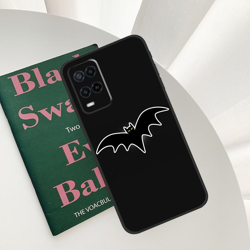 Goth Vampire Bat Gothic Case For Oppo A52 A72 A76 A96 A54 A74 A94 A54S A57S A58 A78 A98 A57 A77 A15 A16 A17 Cover