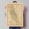 California Map Metal Poster Custom Wall Art Retro Vintage Tinplate Signs for Man Cave Decoration At Home Decor Items Room