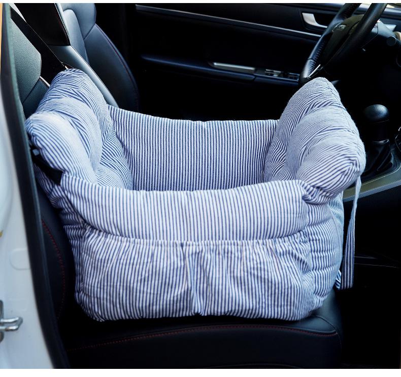 Cama Asiento de Coche para Mascotas Pequeñas de Venta Caliente: Antirrayas, Engrosado, Seguro y Portátil para Protección de Perros y Gatos