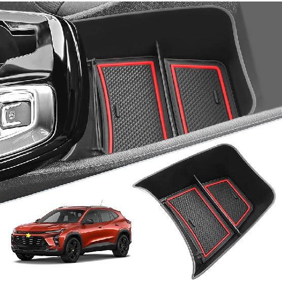 SKTU for 2024 2025 2026 Chevrolet Trax Center Console Organizer 2024 2025 2026 Chevy Trax Insert ABS Materials Tray Armrest Box 2024 2025 2026 Chevy 2024 2025 2026 Trax Lower