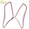 Mistra Headlight Decorative Frame: Electroplated Bright Surface Lampshade Ring Patch Car Accessory.
