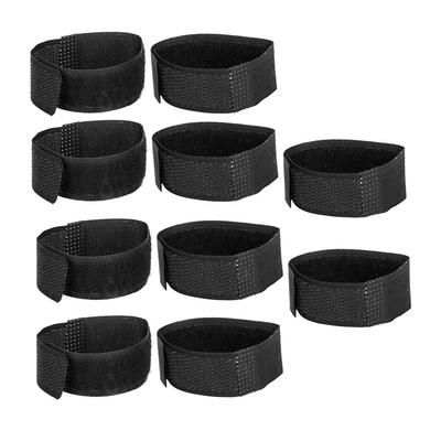 10pcs Noise Free Neckband AntiHook Prevent Chickens from Screaming Collar for Pet Roosters(Black