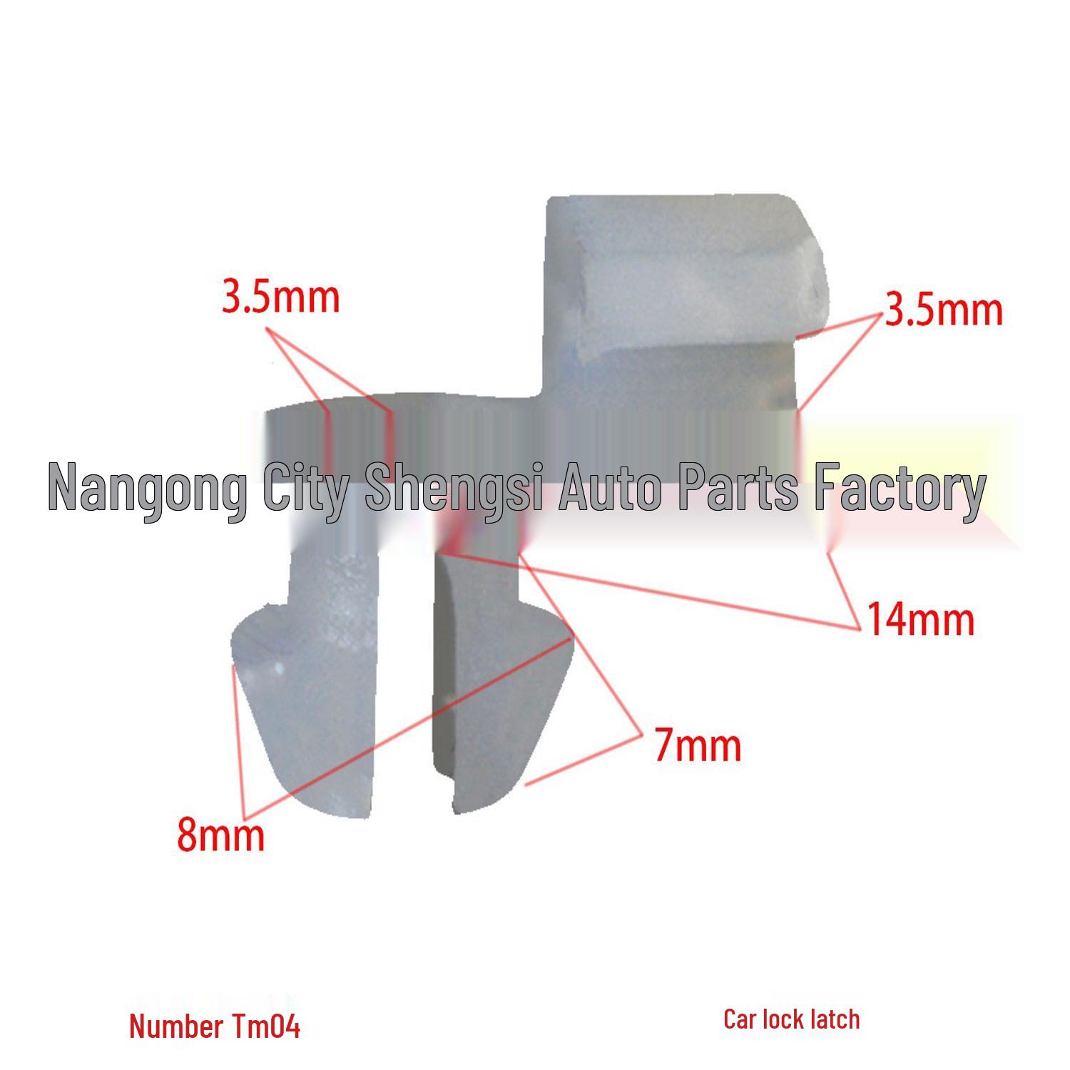 

Nylon Buckle Door Pull Rod Clip for Car Trim Panel Installation 10000 units