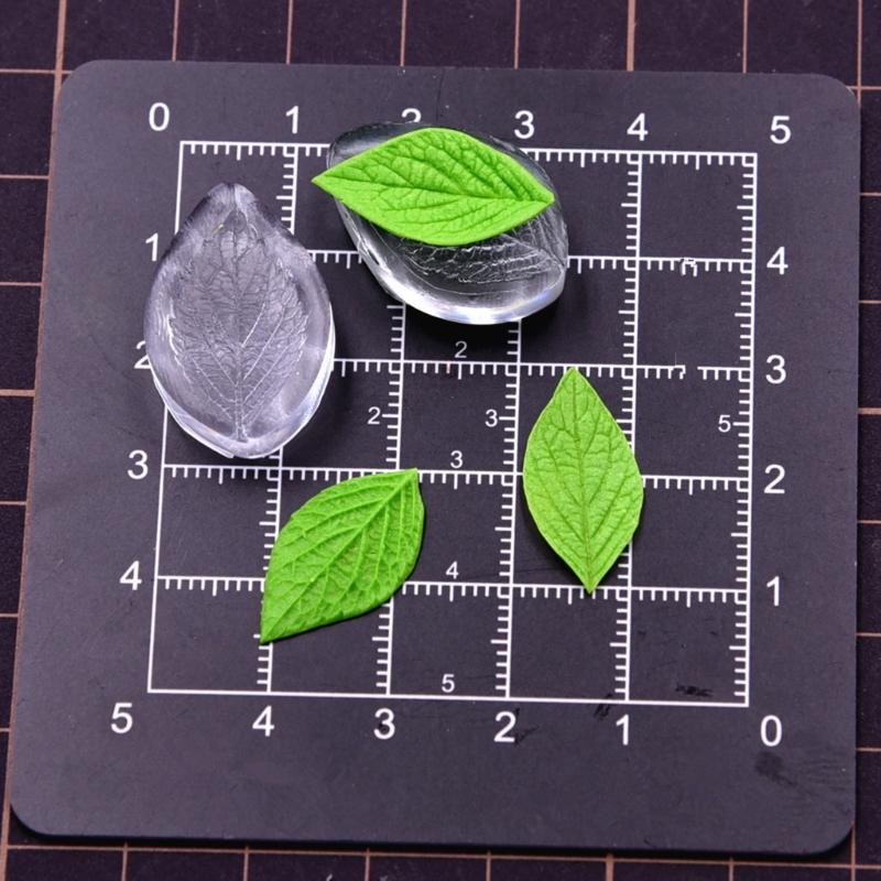 Leaves Embosssing Clay Molds Leaf Molds Leaves Shape Molds Handmade Craft Leaf Molds Baking Moulds for Cake Decorations