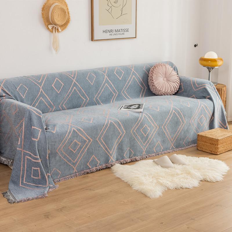 New Chenille Multi Functional Sofa Cover Jacquard Tapestry Cloth Sofa Cushion Blanket Decorative Dust Cover Furniture Protector