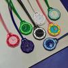 Reloj de Bolsillo Octogonal Colgante Múltiples Opciones de Color Correa de Cuero Reloj Colgante Casual