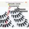 Lashie - Set of 5 Pairs: Spikey Clear Band False Eyelashes