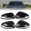LHD Rearview Mirror Cover For Mercedes Benz C GLC S E Class W205 X253 W222 W213 W238 Glossy Black/Carbon Fiber Side Mirror Cover