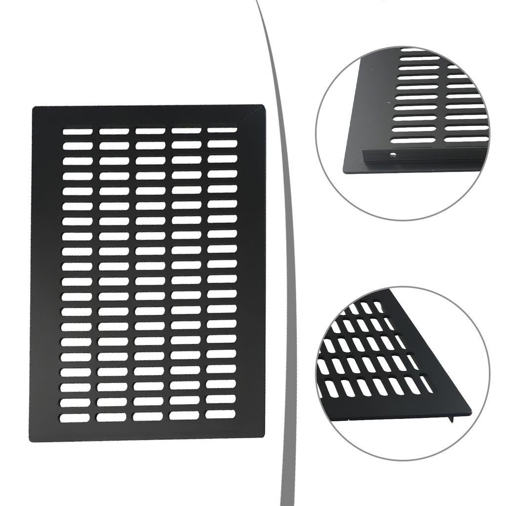 Breiter Lüftungsschlitz aus Aluminiumlegierung, perforiertes Blech, Stegplatte, Lüftungsgitter, Lüftungsschlitze, atmungsaktives Mesh-Lüftungsgitter für den Kleiderschrank
