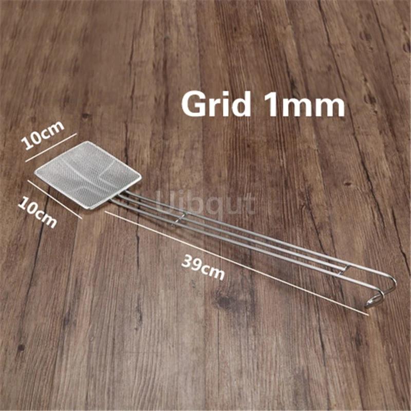 Stainless steel fryer screen French fries frame square filter net encrypt colander strainers shaped Frying mesh basket strainer