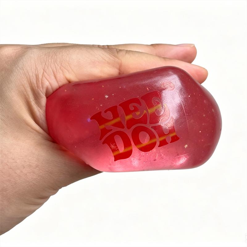 Needoh Nice Cube Glow Luminous Sensory Toy Rainbow Gradient Cube Maltose Squeeze Slow Rising Squishy Anxiety Stress Relief Toy