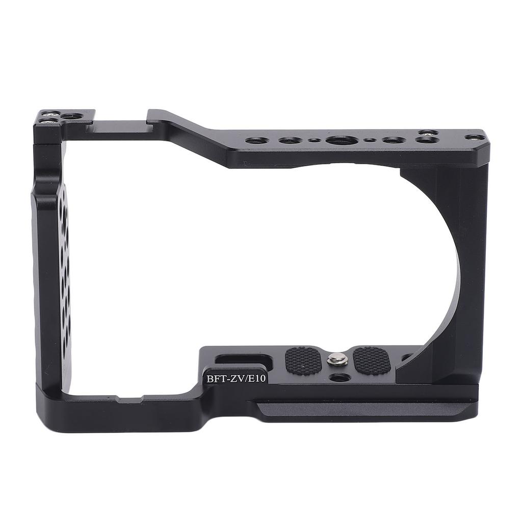 Kamerabur för ZV-E10 Aluminiumlegering Video Rig Expansionsram med Cold Shoe-fäste 14 38 tum