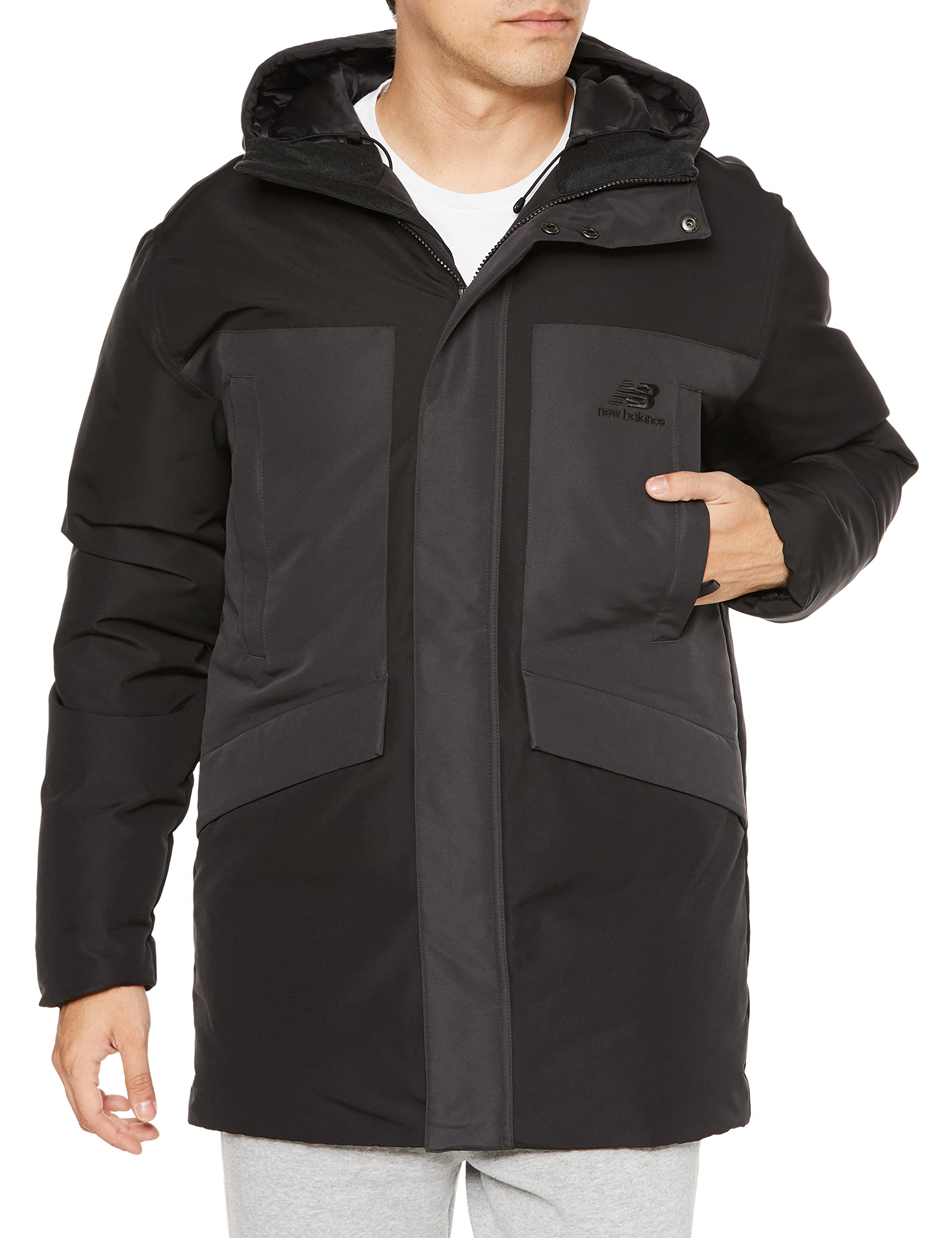 

Куртка NB Athletics Down Coat MJ23504 BK S [New Balance] (черный)