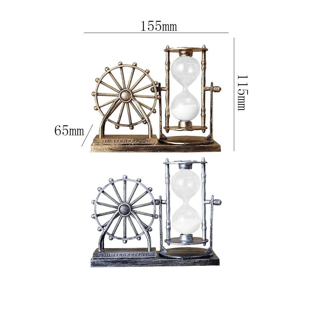 Sand Glass Ferris Wheel Hourglass Plastic Ferris Wheel Ornament Clock Art Sand Clock Timer  Office