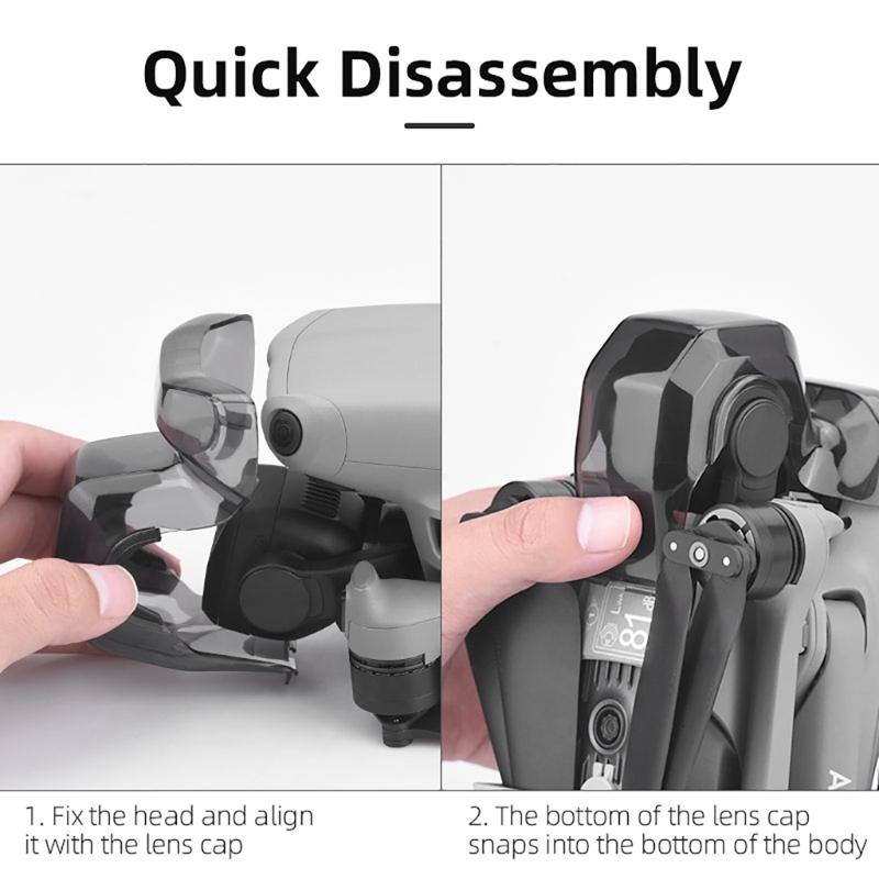 Lens Cover Drone Accessories Gimbal Lock Lens Cover Camera Guard Protector for DJI Mavic AIR 3 Lens Hood