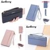 Pu Leather Ladies Wallet With Zipper Long Purse For Daily Use And Water Resistance