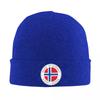 Norway Flag Warm Knitted Cap Hip Hop Bonnet Hat Autumn Winter Outdoor Beanies Hats for Unisex Adult