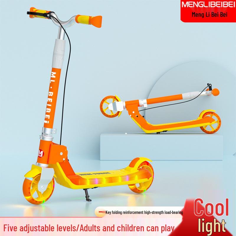Monlilibebe Two-Wheel Folding Kick Scooter for Kids Ages 8-12