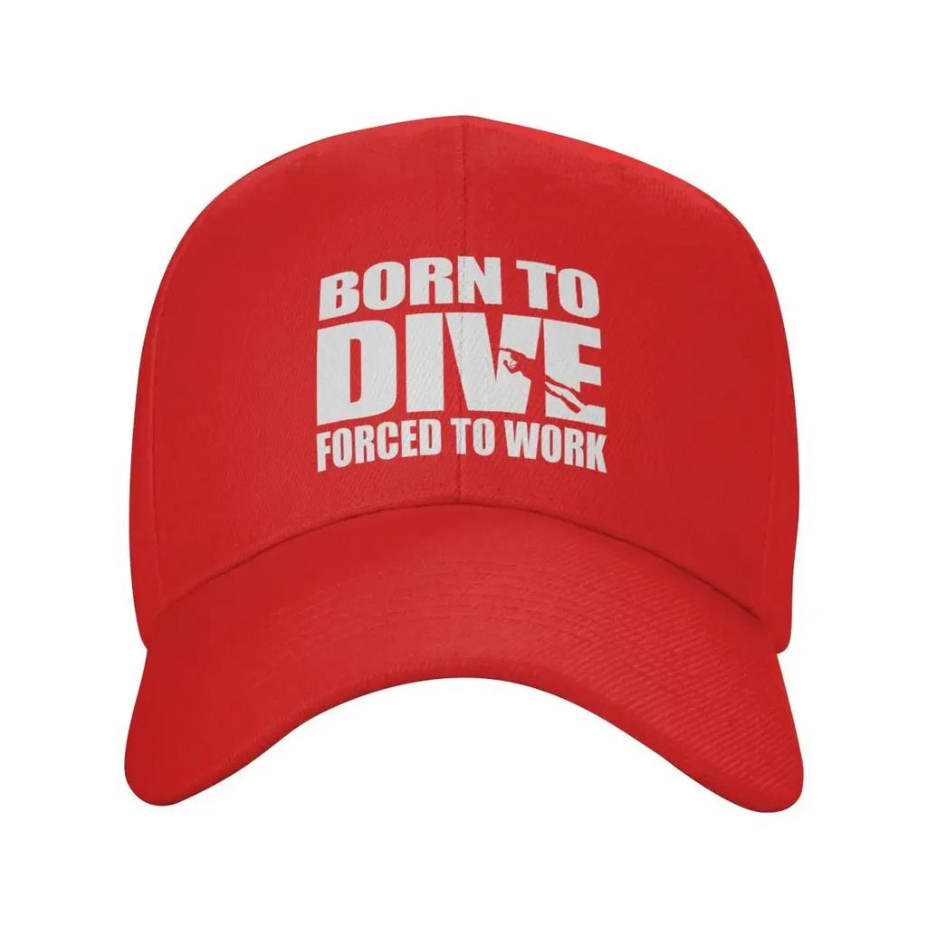 Personalized Fashion Born To Dive Baseball Cap Unisex Women Adjustable Unisex Diver Scuba Diving Dad Hat Outdoor Sun Hat