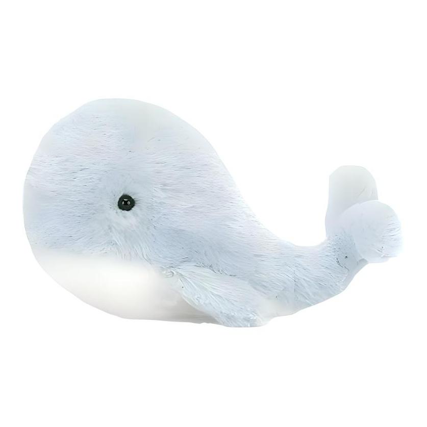 JELLYCAT Ocean Waverly Whale Soothing Grey Doll Plush Figure 8cm High