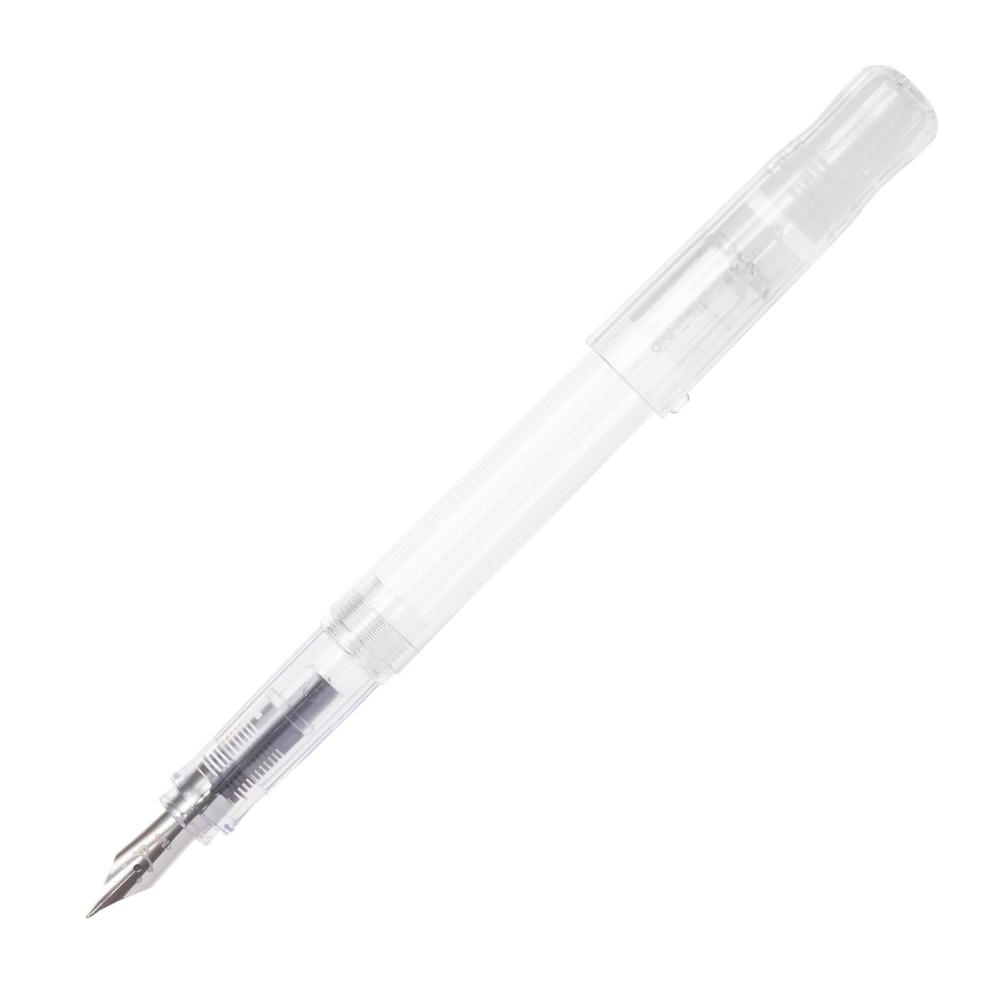 Pilot Kakuno Transparenter Füllfederhalter Mittlere Feder Japanischer Glatter Schreibstift Kalligraphie Stift Klarer Körper Tinte Stift für Büro Schule