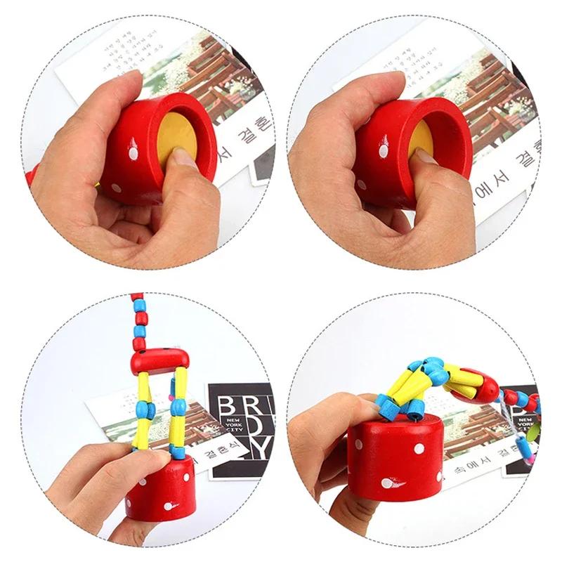 Montessori Educational Toy Kid Playthings Ideal for Children Early Learning Exercise Infant Fingers Flexible Materials Giraffe Plaything Gift