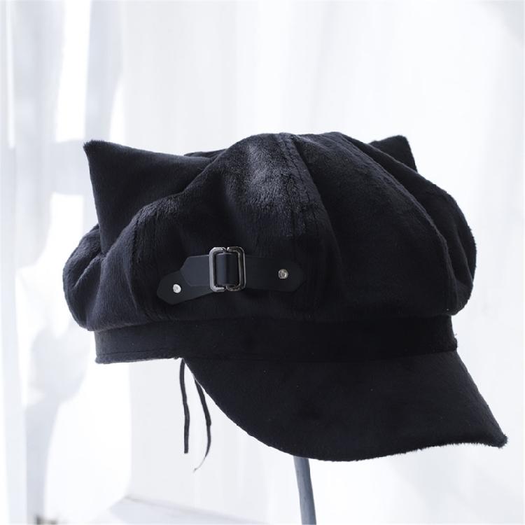 Novelty Stylish Cabbie Hat for Men Women Hat Dark Vintage Cabbie Caps Unisex Headwear Autumn Winter Hat for Daily Wear
