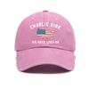 Fashion and casual American printed washed old soft top sunshade baseball cap Unisex baseball cap