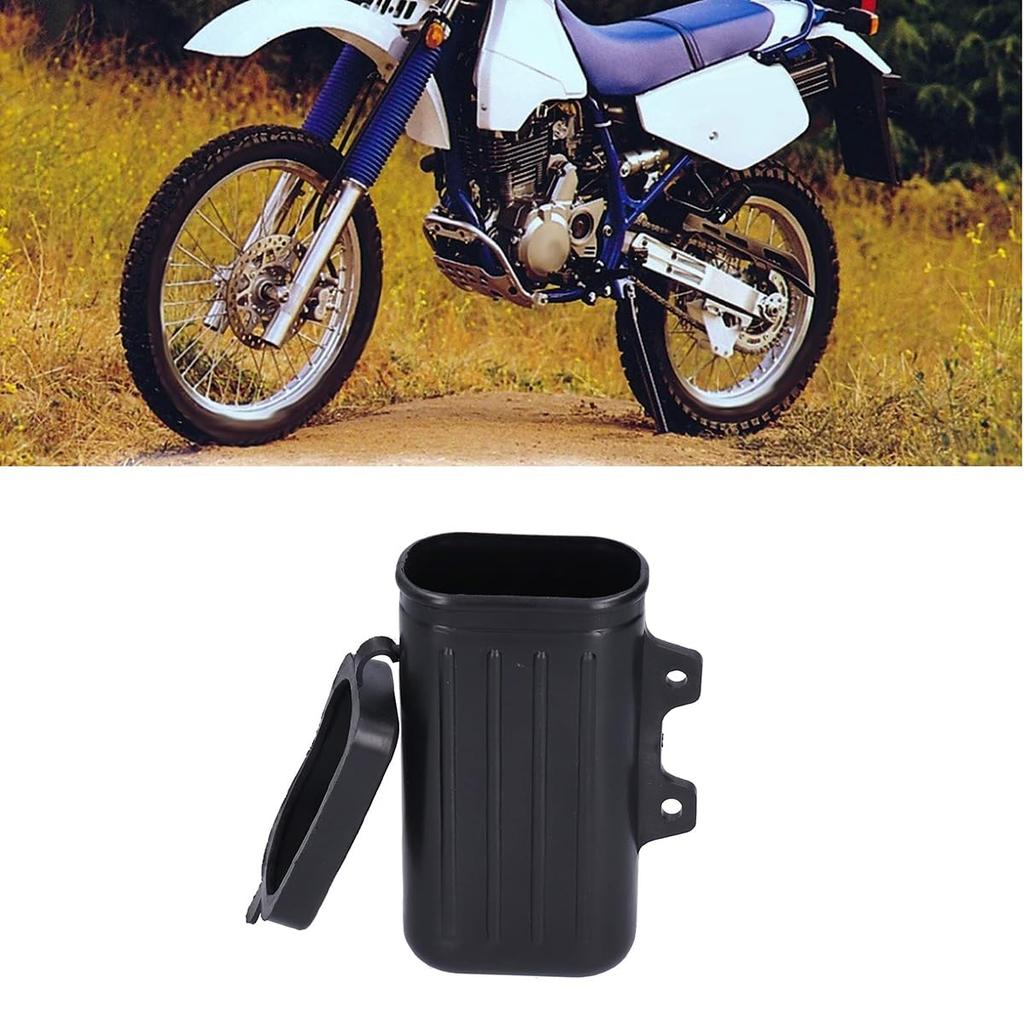 Motorcycle Tool Box, Bottle Container, Repair Holder, For Yamaha TW200 Trailway, 1987-2015, ABS Plastic, Black