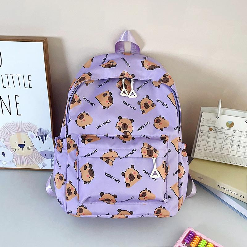 New Large-capacity High-value Cute Backpack Graffiti Printing Student Schoolbag Trendy Versatile Travel Backpack Female