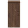 Bathroom Cabinet with Door Brown Oak Effect 30 X 31.5 X 61 Cm