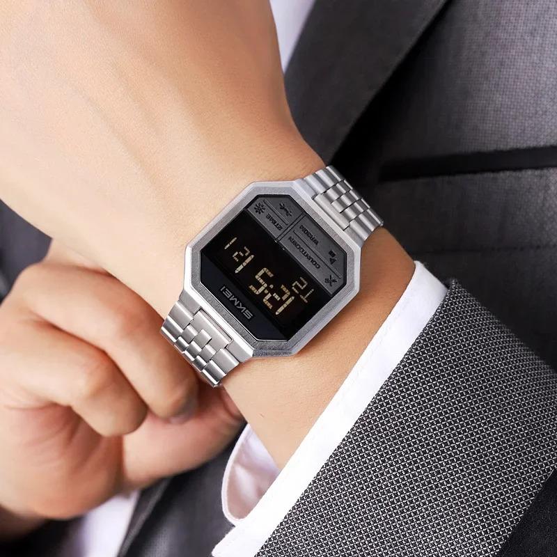 2350 LED Luxury Digital Watch for Men Sports Electronic Waterproof Display Wristwatches Mens Countdown Clock Reloj Hombre