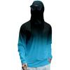 Men's Quick Dry Long Sleeve Hooded Sun Shirt for Fishing, Fitness, Sports and Summer Outdoor