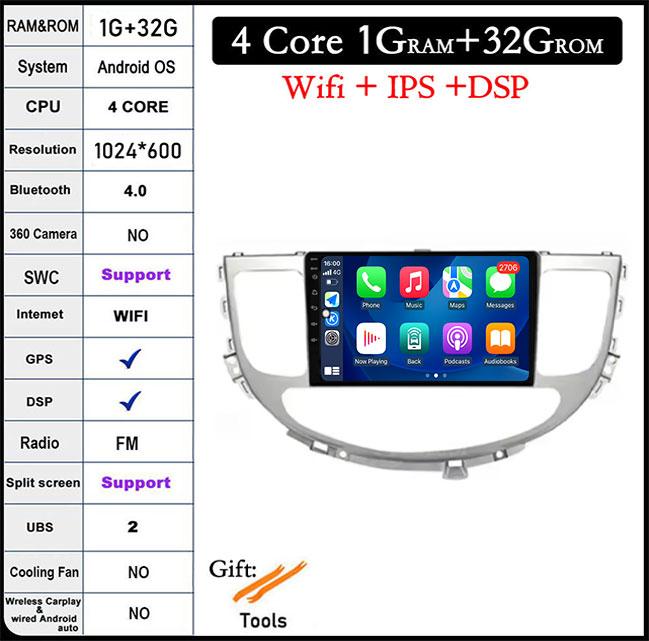 

Для Hyundai Rohens Genesis 2008-2013 GPS Нави WiFi Android 14 Интеллектуальная Система Автомобильный Видео Мультимедиа Плеер GPS DSP Стерео