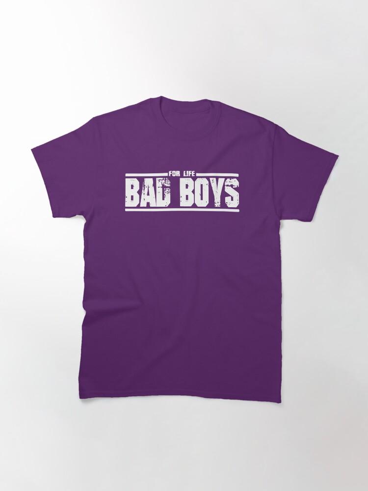 Bad Boys Bad Boys For Live - White Logo Classic T-Shirt