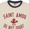 AMOU Saint Amou Ringer Sweat Shirts Cream